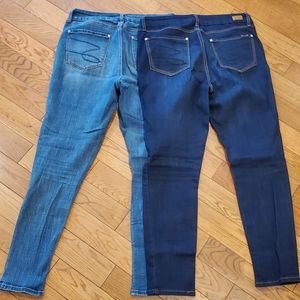 Seven 7 jeans tummyless skinny lot. Size 12